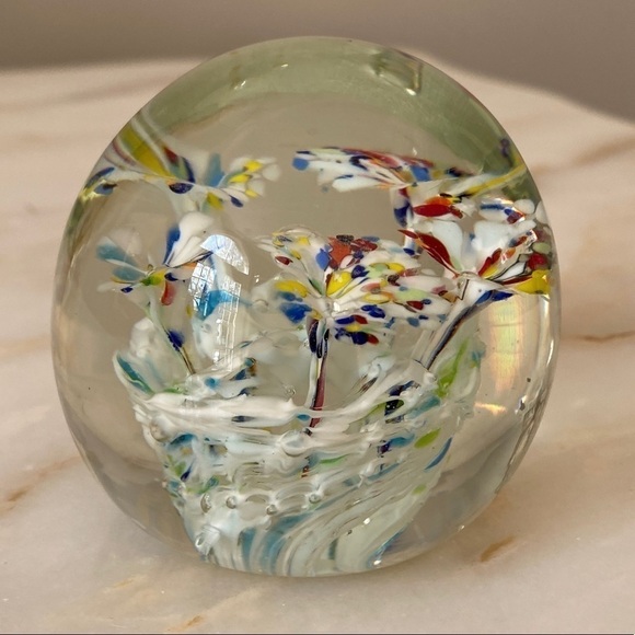Handmade Blown Art Glass Paperweight - Picture 3 of 5